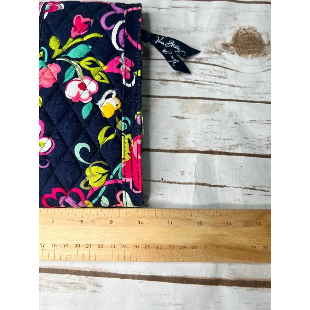 Vera Bradley Hanging Travel Organizer Midnight Blues Floral Navy Blue OS